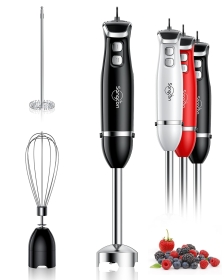 Immersion Blender Handheld, 3-in-1 Hand Blender Electric