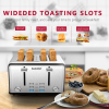 Wide Slot Multi Stoace 4 pcs Toaster Dual Control Panel 1.5in4 Slots 6 Type Toast Cover Set High Lift Bar Bagel / Thaw / Cancel 3 features vintage sty