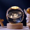 1pc Creative Crystal Ball Decoration, Desktop Night Light, Bedroom Night Light Valentine's Day Gifts Birthday Gifts