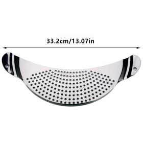 1pc Strainer Drain Leakproof Washing Rice Baffle Sieve Vegetable Fruit (Items: Crescent)