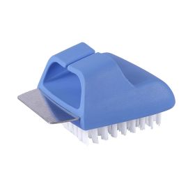 1pc Grill Cleaning Brush; Scraper For Cleaning; Kitchen Tools (Color: Blue)