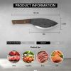 Meat Cleaver Knife-Japanese Butcher Knife Meat Cutting-Professional Chef Knife High Carbon Stainless Steel With Ergonomic Handle- Ultra Sharp Kitchen