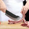 Meat Cleaver Knife-Japanese Butcher Knife Meat Cutting-Professional Chef Knife High Carbon Stainless Steel With Ergonomic Handle- Ultra Sharp Kitchen