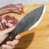 Meat Cleaver Knife-Japanese Butcher Knife Meat Cutting-Professional Chef Knife High Carbon Stainless Steel With Ergonomic Handle- Ultra Sharp Kitchen